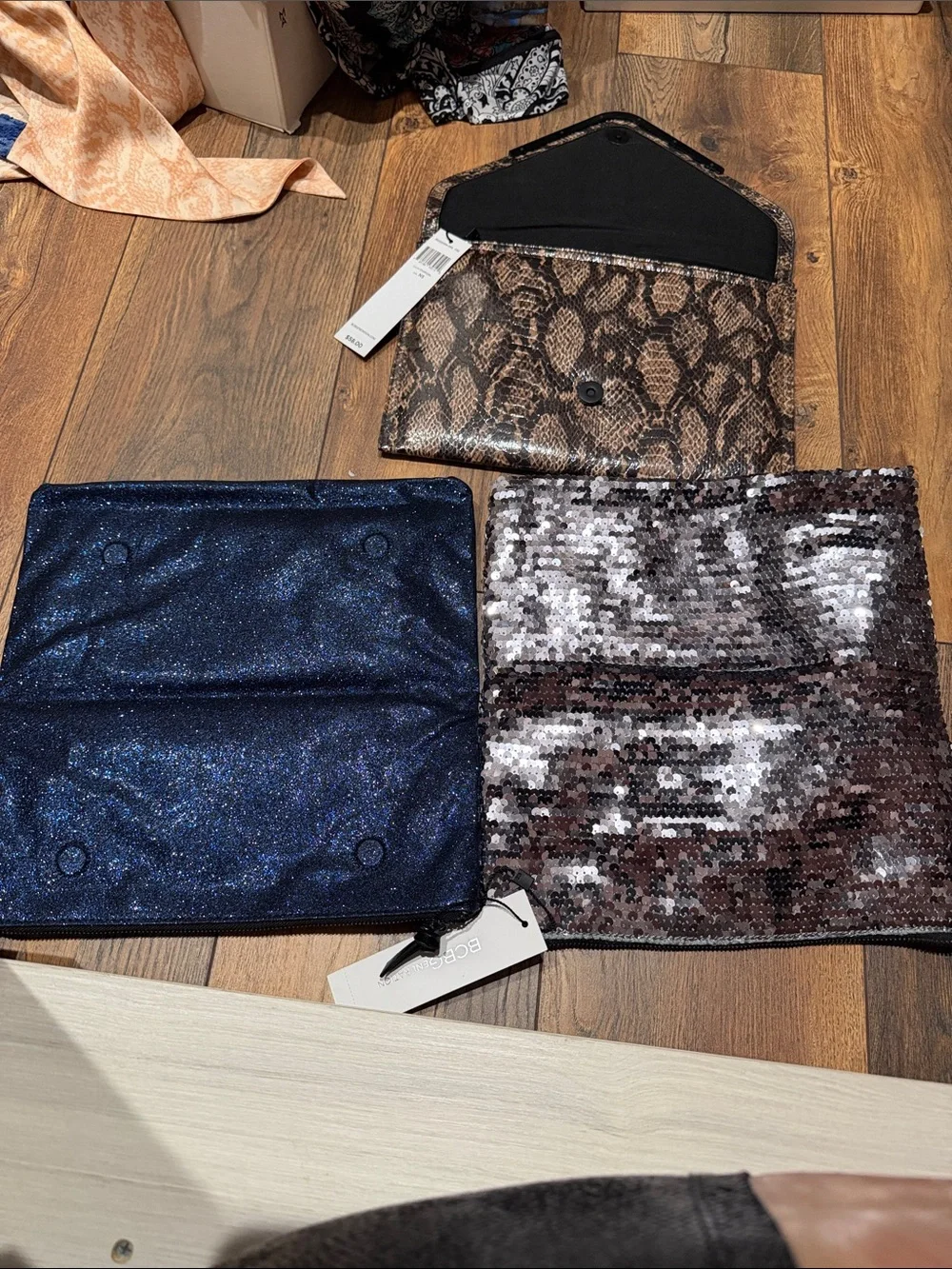 BCBG Women’s Clutch Bundle – Three Stylish Bags, One Low Price